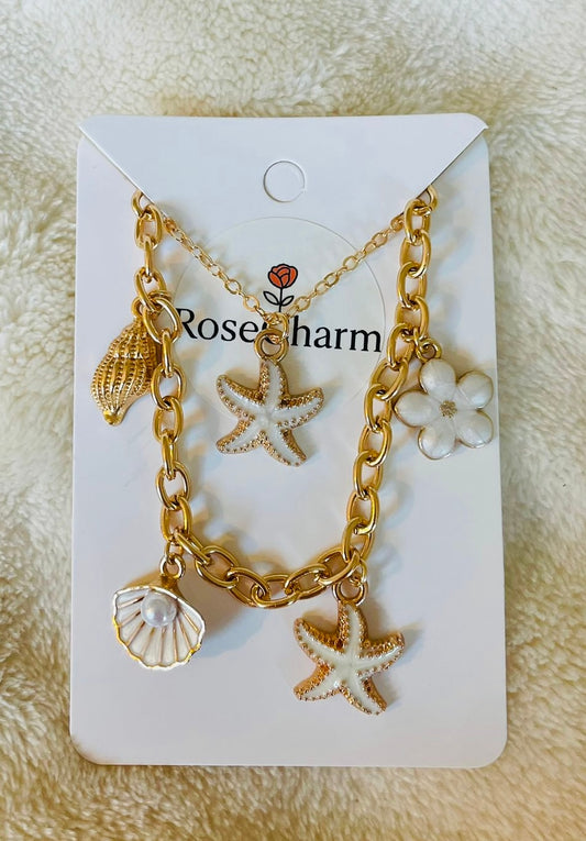 *White ocean charm bundle*
