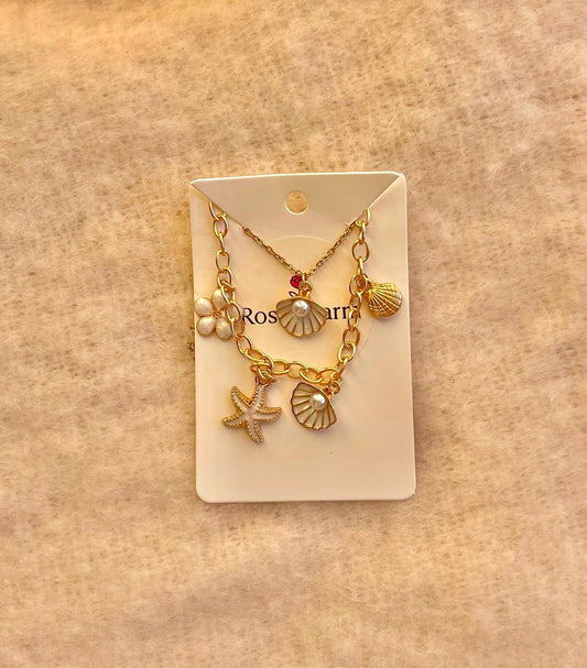 *sweet white pearl charm bundle