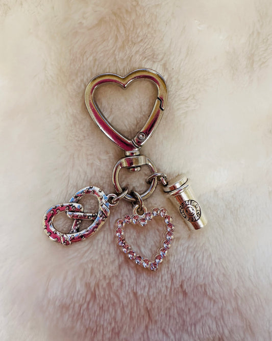 Coffee lovers bag charm