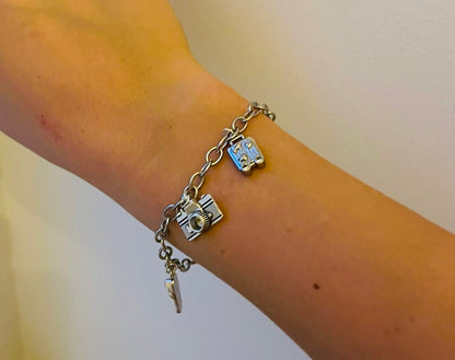 *Silver ‘Wanderlust’ Travel Charm Set