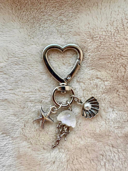 Silver ‘Jellyfish Ocean Glow’ Bag Charm